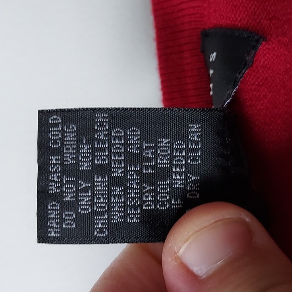 Grace Elements 1x 3/4 sleeve button down cartigan red - Picture 6 of 9